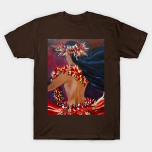 Hula in Brilliant Leis T-Shirt